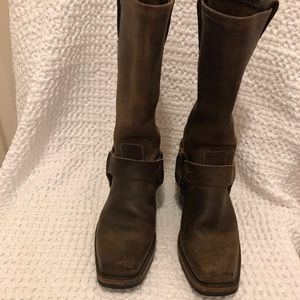 FRYE Harness Boots Tan Size Women’s Size 5 1/2